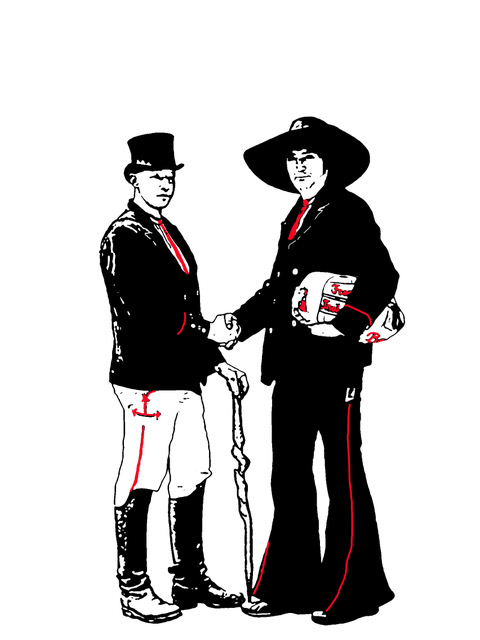 Zwei Wandergesellen auf der Walz - Fremder Freiheitsschacht